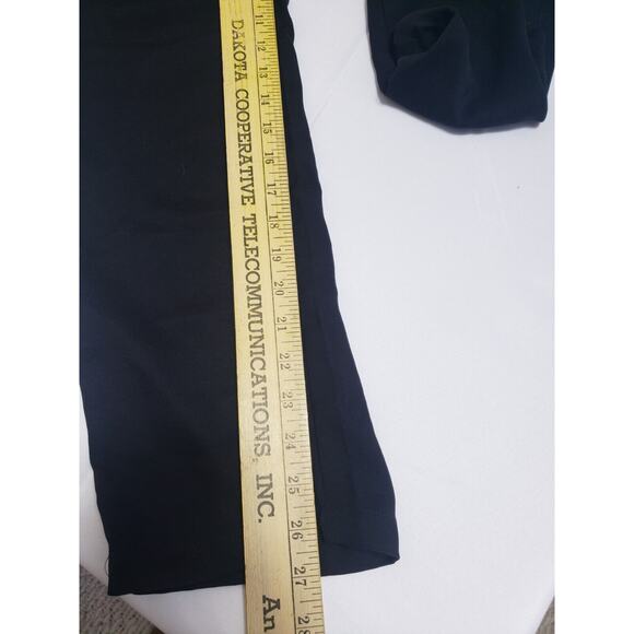 BCBGeneration Black Tapered Pants Women's Medium Minimalist Neutral - Picture 8 of 8